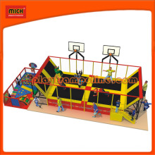 Customized Trampoline Park with Basketball Stands